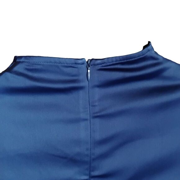 WOMEN'S LARGE STAND COLLAR BATWING SLEEVE SHIRT NWT - Picture 3 of 9